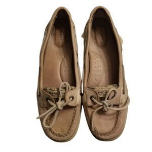 Sperry Top-sider Size 8.5 Sequin Animal Print